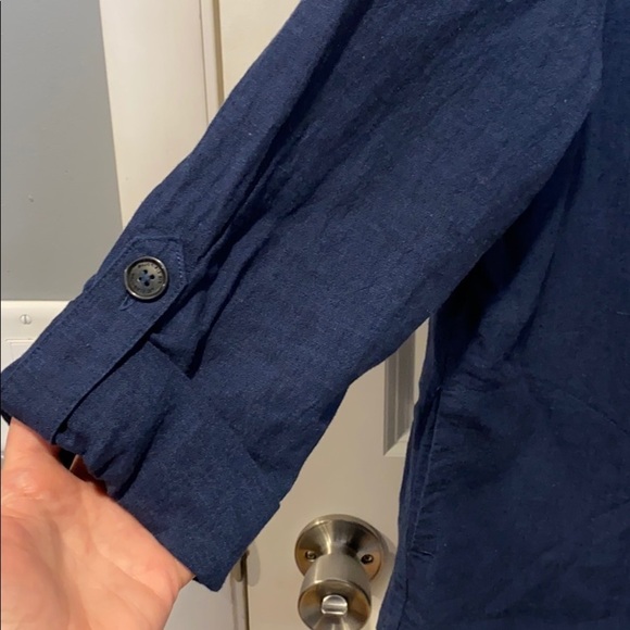 Liz Clairbone Oversized Linen Blend Shirt Jacket - Picture 6 of 12